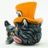 Wolf in Top Hat - Orange